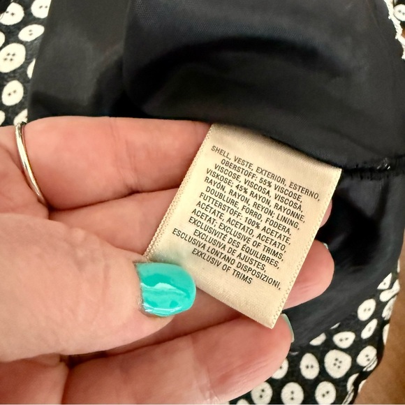 Anthropologie Maeve Button Print Mini Skirt - Picture 6 of 7